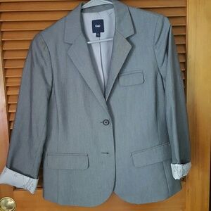 Grey Gap fitted blazer